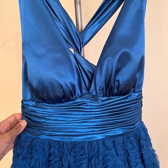 Blue 2000’s cocktail party dress - Picture 5 of 7